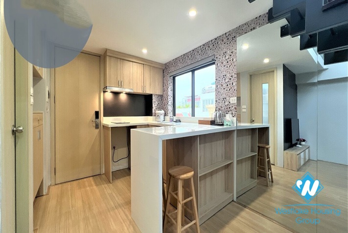 Nice design one bedroom for rent in Ong Ich Khiem st, Ba Dinh District 
